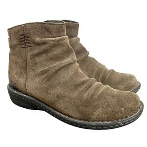 Clarks Artisan Avington Swan brown suede ankle boots 7